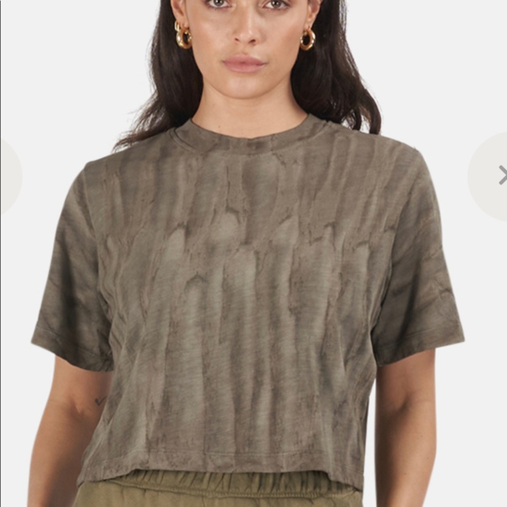 Cotton Citizen Tokyo Crop in Ash Drip